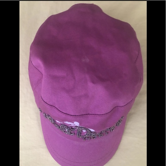 Disney Baseball Hat Cap Beaded Purple Walt Disney World Parks Authentic Original - Picture 4 of 10